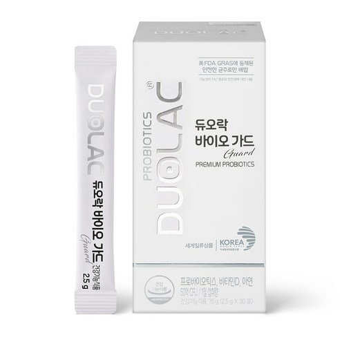 듀오락 바이오 가드 유산균, 75g, 1개