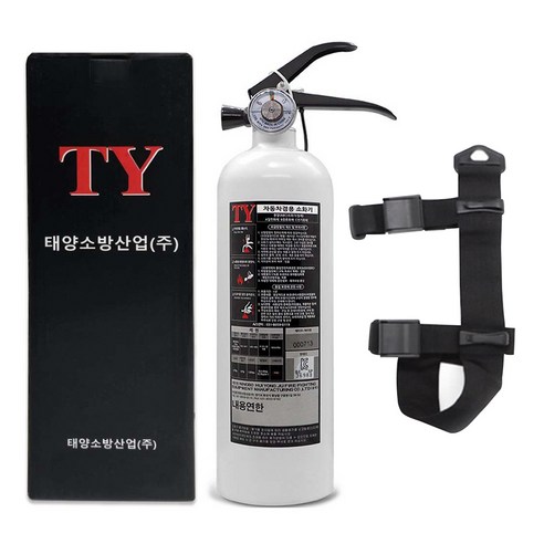 케이파이어 한국소방 차량용 ABC 분말 소화기 화이트 + 스트랩 세트 0... 실사용 후기 | 효과 있을까? 썸네일