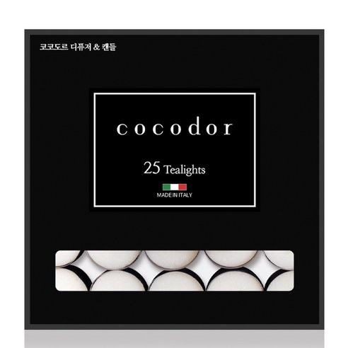 코코도르 티라이트 캔들, 오픈윈도우, 10g, 25개