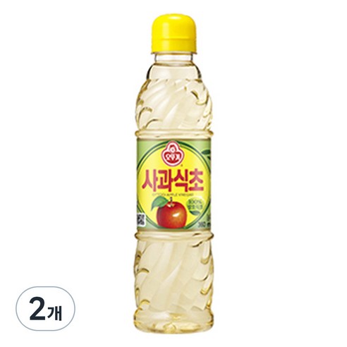 오뚜기 사과식초, 360ml, 2개