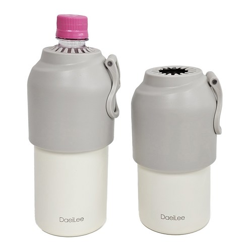 파미레 페트병 쿨러 DK302, 아이보리, 500ml, 2개
