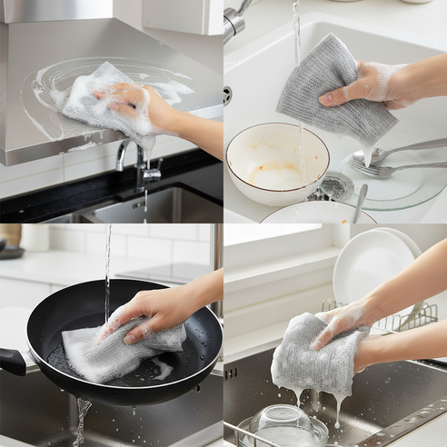 청소해결사 거품이 잘나는 은사수세미 대형 솔직 후기 | 실사용자 리뷰 분석 - 상품 이미지 2