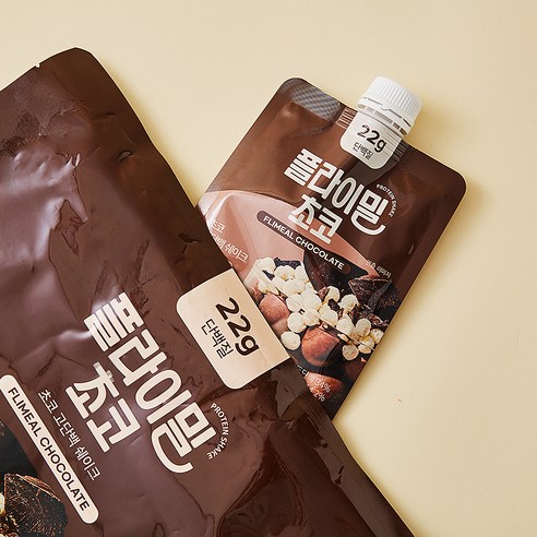 플라이밀 단백질 쉐이크 파우치 초코 7p 45g, 7개 솔직 후기 | 실사용자 리뷰 분석 - 상품 이미지 2