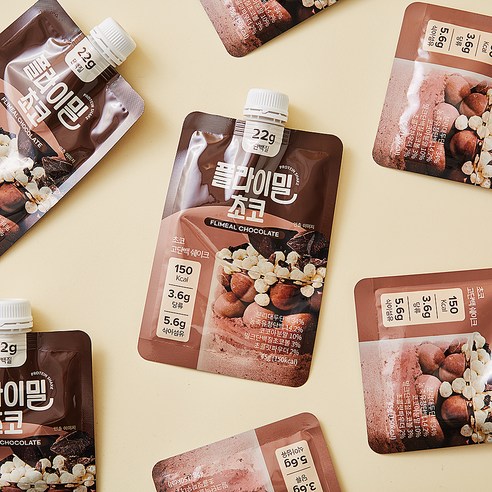 플라이밀 단백질 쉐이크 파우치 초코 7p 45g, 7개 솔직 후기 | 실사용자 리뷰 분석 - 상품 이미지 4