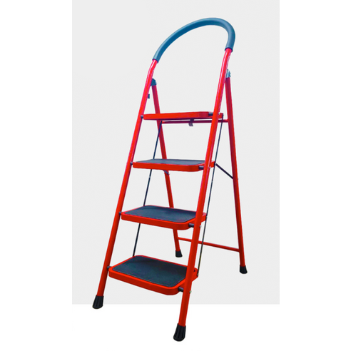 코끼리리빙 접이식 스툴 사다리 A형 4단 화이트 후기 분석 - 실제 사용 높이 체감