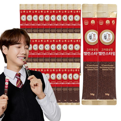 풍년보감 6년근 고려홍삼정 밸런스타임, 10g, 600개