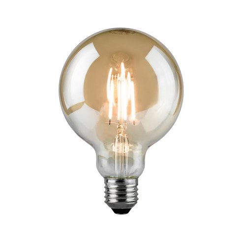LED 에디슨 볼전구 E26 3W B-G95, 전구색, 1개