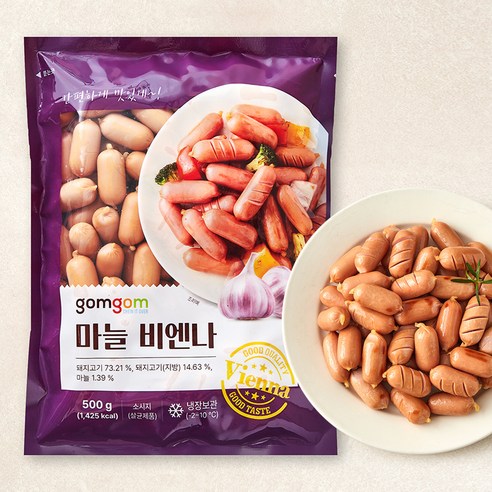 곰곰 마늘 비엔나, 500g, 1개