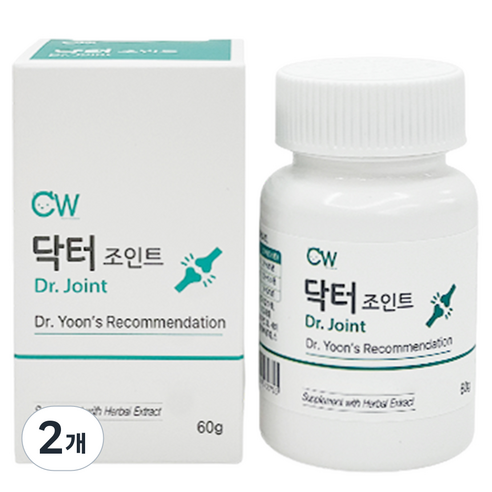 청담우리동물병원 반려동물 영양제, 60회분, 뼈/관절강화, 2개