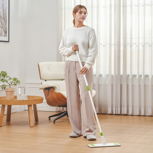 스카치브라이트 이지클린 막대걸레 + 정전기청소포 10매 + 물걸레청소포 1매, 대형(35 x 11..., 1세트 후기 분석 - 막대걸레 헤드 상세 컷