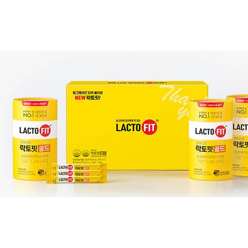 락토핏 골드 유산균, 온 가족 장 건강을 위한 완벽한 선택