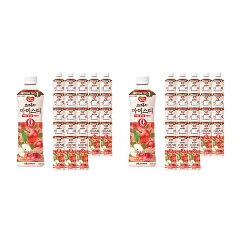 동원 보성홍차 아이스티 제로 애플, 500ml, 48개