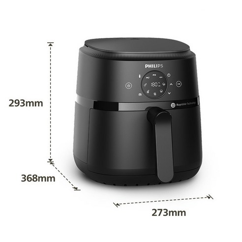 필립스 2000 시리즈 에어프라이어 4.2L 후기 분석 - 후면 열기 배출구