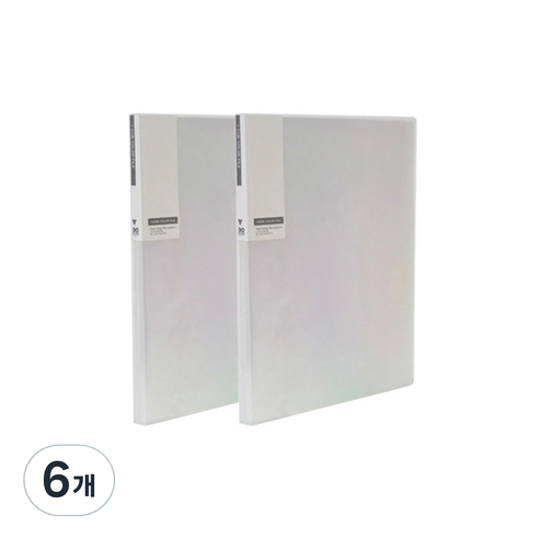 희망화일 아이콘 칼라 화일 30P 내지 고정형, 흰색, 6개