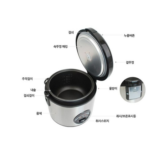 갓성비 끝판왕, 맘쿡 전기 보온밥솥으로 맛있는 밥상을 완성하세요!