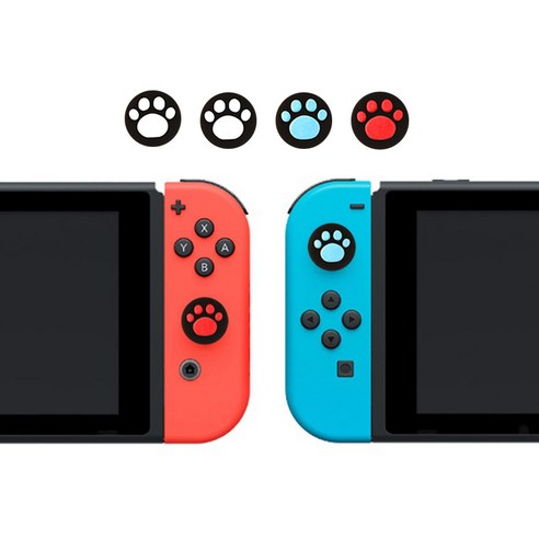 닌텐도 스위치 조이콘 발바닥 스틱커버 4종 세트 이미지 2