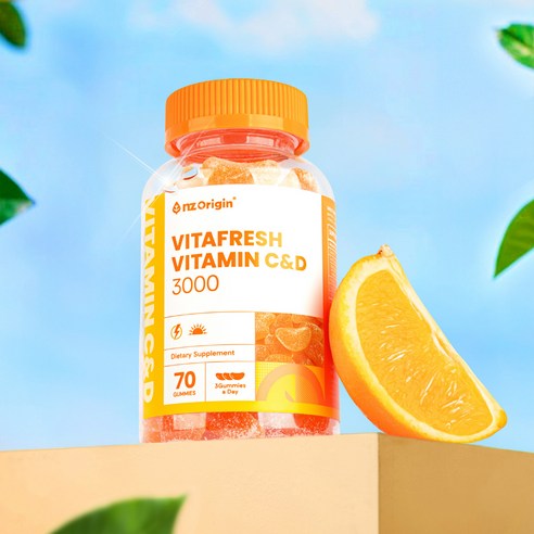 엔젯오리진 비타프레쉬 비타민 C 앤 D 3000 꾸미 70정, 1개 이미지 4