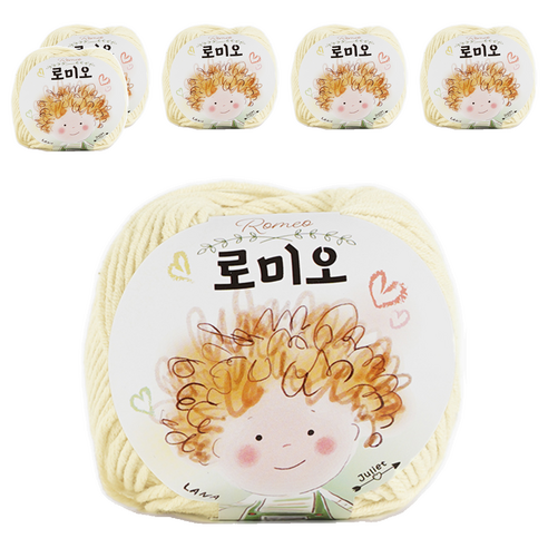 쎄비 로미오 뜨개실, 73오트밀, 6개