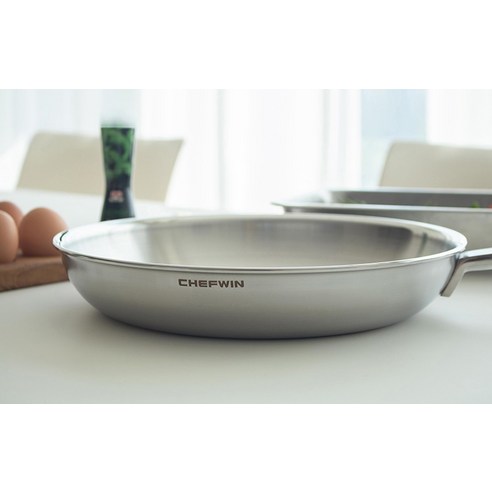 쉐프윈 인덕션 316스테인레스 후라이팬 후기 분석 - 내부 조리 공간