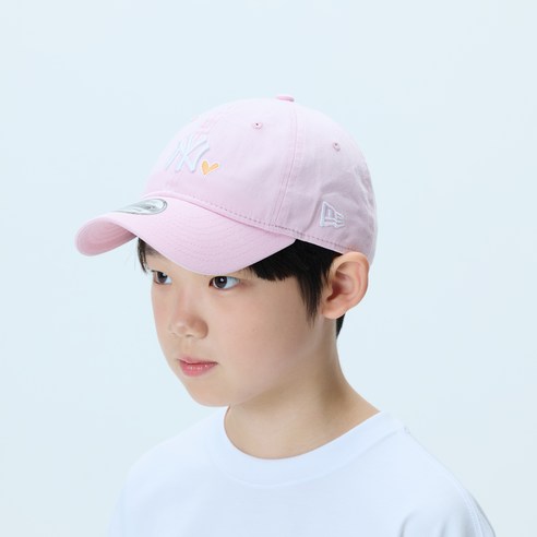 뉴에라 아동용 CTO K 940UNST 하트 뉴욕 양키스 면 볼캡 14707456