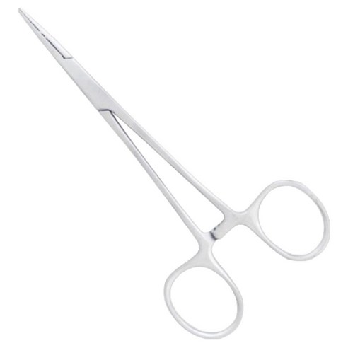 반려동물 귀털 제거 겸자 가위 직선형 130mm 이미지 2