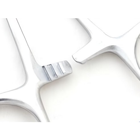 반려동물 귀털 제거 겸자 가위 직선형 130mm 이미지 4