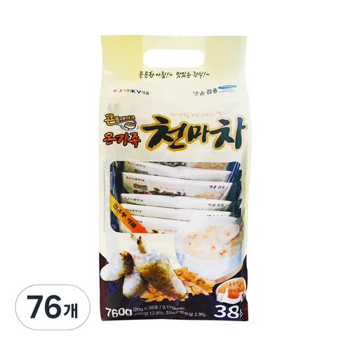 KY 콘플레이크 온가족 천마차, 20g, 38개입, 2개