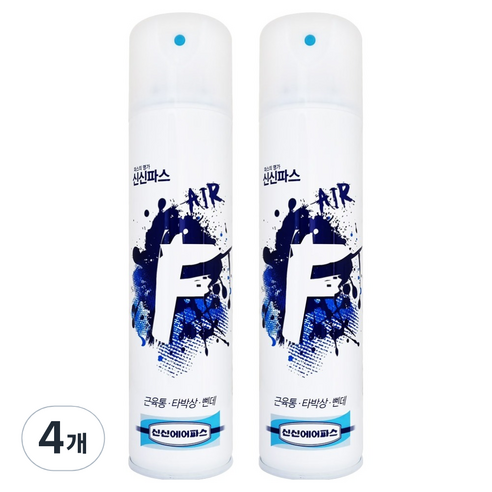 신신파스 F 뿌리는 스프레이 파스 300ml, 1개입, 4개