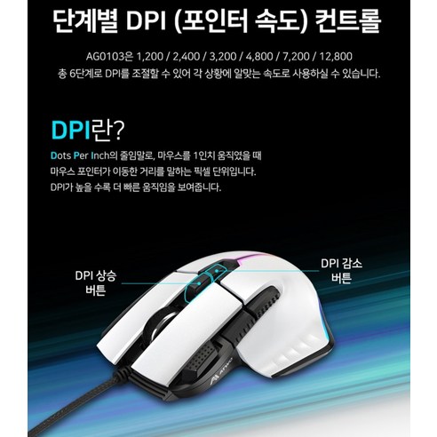 에이투 고감도 LED 유선 USB 게이밍 마우스 솔직 후기 | 실사용자 리뷰 분석 - 상품 이미지 4