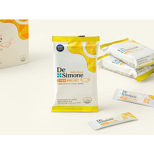 드시모네 프로바이오틱스 베이비 스텝2 100억 생유산균 50개입 50g, 1개 이미지 3