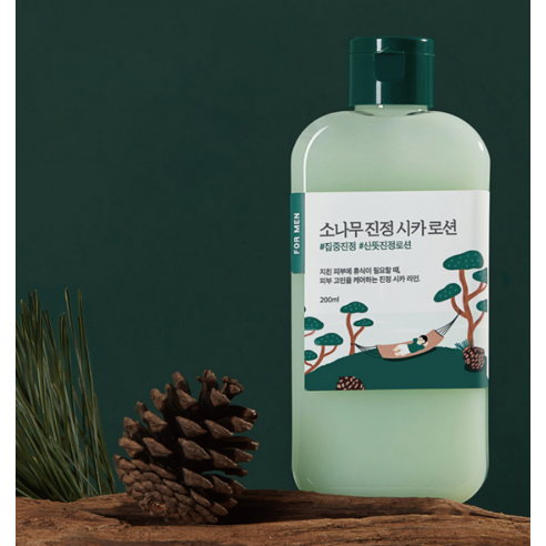 라운드랩 포 맨 소나무 진정 시카 로션 솔직 후기 | 피부 타입별 분석 - 상품 이미지 4