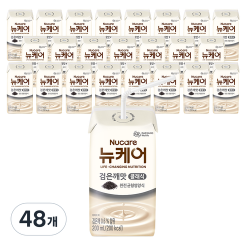 뉴케어 검은깨맛 클래식 완전균형영양식 200ml, 48개 솔직 후기 | 실사용자 리뷰 분석 썸네일