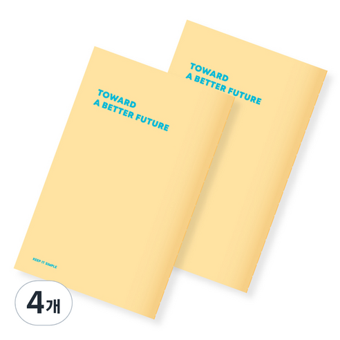모노그램 1YEARS 먼슬리 플래너 MG-0044, PiestaYellow, 4개
