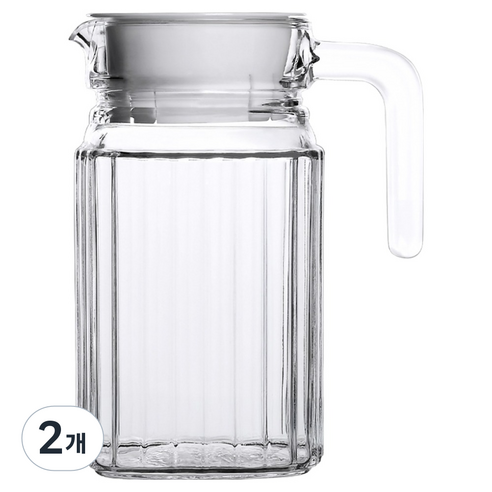 벨라쿠진 베라 유리 냉장고물병, 600ml, 2개