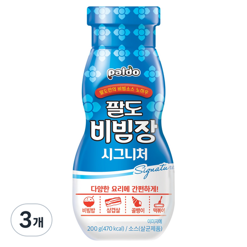 팔도 비빔장 시그니처, 200g, 3개