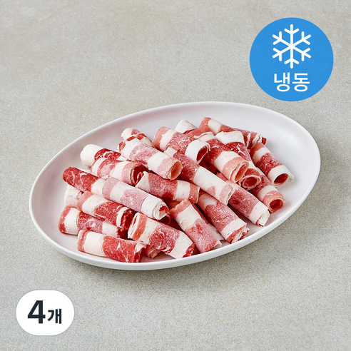 미국산 우삼겹 바로구이 (냉동), 4개, 1.5kg