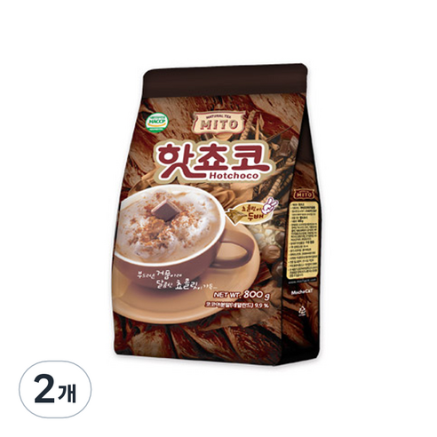 자판기용 핫쵸코 분말, 2개, 1개입, 800g