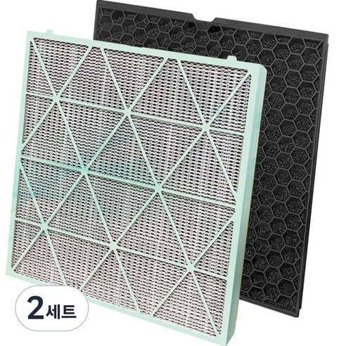 삼성 호환 공기청정기 탈취 집진 필터 세트, CFX-H170D, 2세트