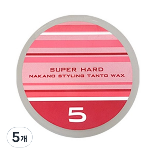 나카노 스타일링 탄트 앤 왁스 5, 90g, 5개