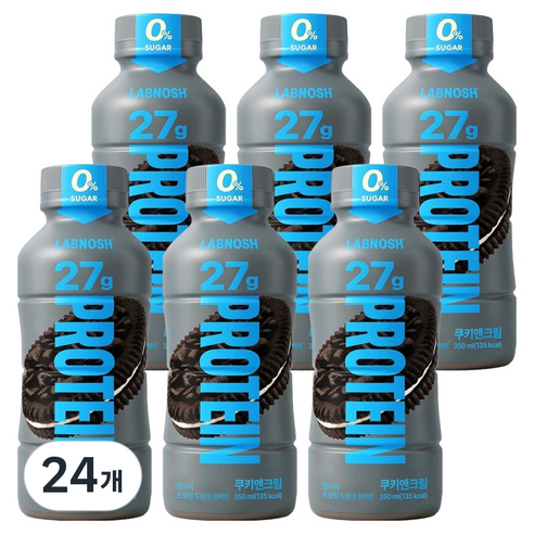 랩노쉬 프로틴 드링크 퍼펙트 쿠키앤크림 350ml, 24개 운동러 솔직 후기 | 실사용 리뷰 - 상품 이미지 1