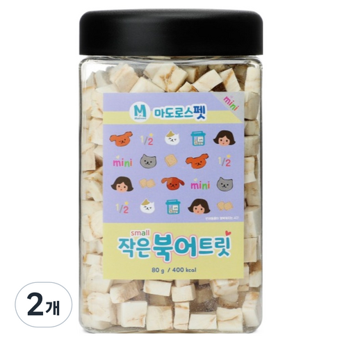 마도로스펫 반려동물 작은 트릿 간식, 북어, 80g, 2개