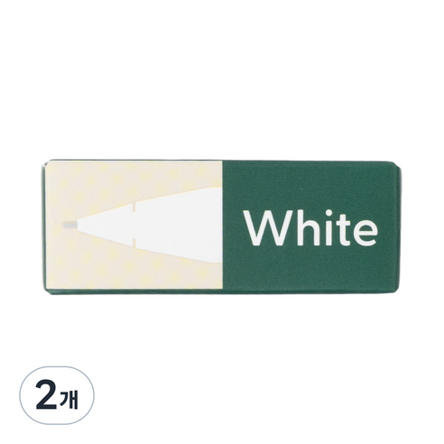 낼나 마이테크 메탈 펜촉 2개입, 화이트, 2개