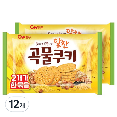 '청우식품 알찬 곡물쿠키, 200g, 12개' 최저가 검색, 최저가 25,800원 - 할인 알림