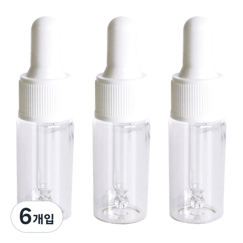 TRAVEL BUDDY 스포이드 용기 10ml, 혼합 색상, 6개