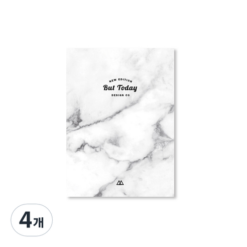 세컨드맨션 벗 투데이 다이어리 VER 5, 화이트 마블, 4개