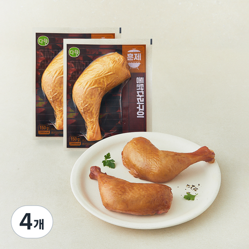다향 통닭다리구이 훈제, 150g, 4개
