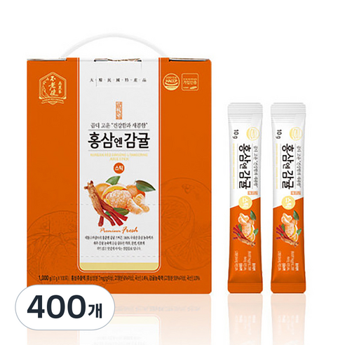 불로건 홍삼엔 감귤 스틱, 10g, 400개