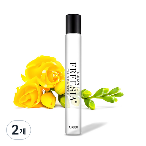 어퓨 마이 핸디 롤온 퍼퓸 프리지아, 9.5ml, 2개