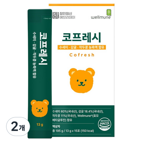 장인정신에브리데이 코프레시, 195g, 2개