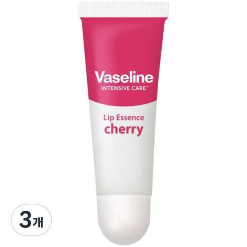 바세린 인텐시브 케어 립 에센스, 체리, 10ml, 3개